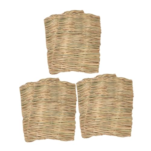 POPETPOP 6st Einstreu Für Kaninchen Hasenzubehör Kaninchenmatte Kanincheneinstreu Für Innenkaninchen Hamsterbettwäsche Strohmatte Hasenmatte Hasenbett Kaninchenkäfigauskleidung Gras POPETPOP 6st Einstreu Für Kaninchen Hasenzubehör Kaninchenmatte Kanincheneinstreu Für Innenkaninchen Hamsterbettwäsche Strohmatte Hasenmatte Hasenbett Kaninchenkäfigauskleidung Gras von POPETPOP