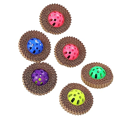 POPETPOP 6st Welpenspielzeug Spielzeug Für Haustiere Kätzchen Interaktives Spielzeug Katzenübung Katze Spielt Spielzeug Kauspielzeug Katzenklingelkugeln Katze Rollt Singen Ball Spielen POPETPOP 6st Welpenspielzeug Spielzeug Für Haustiere Kätzchen Interaktives Spielzeug Katzenübung Katze Spielt Spielzeug Kauspielzeug Katzenklingelkugeln Katze Rollt Singen Ball Spielen von POPETPOP