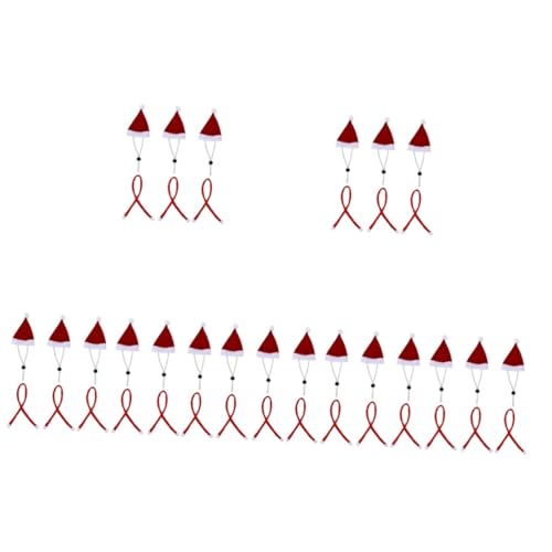 POPETPOP 7 Sets Weihnachts-Haustier-mini- -mützen-schal-Set Rot Vielseitig Für Tiere Bequem Für Mäuse Und Katzen POPETPOP 7 Sets Weihnachts-Haustier-mini- -mützen-schal-Set Rot Vielseitig Für Tiere Bequem Für Mäuse Und Katzen von POPETPOP