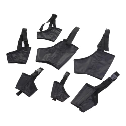 POPETPOP 7st Für Haustiere Maulkörbe Für Haustiere Für Hunde Haustierbedarf Black POPETPOP 7st Für Haustiere Maulkörbe Für Haustiere Für Hunde Haustierbedarf Black von POPETPOP