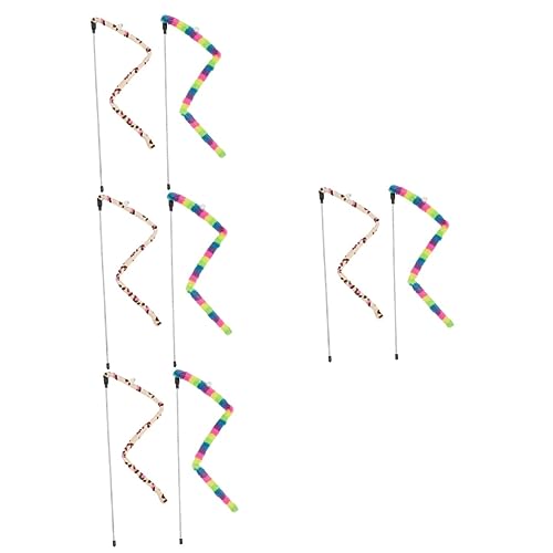 POPETPOP 8 STK Katzen-Teaser Kätzchen-trainingsstab Interaktive Katzenstäbe Für Den Innenbereich Angelrute Für Katzen Katzenspielstab Katzenminze-Spielzeug Katzenangeln Haustier Plüsch POPETPOP 8 STK Katzen-Teaser Kätzchen-trainingsstab Interaktive Katzenstäbe Für Den Innenbereich Angelrute Für Katzen Katzenspielstab Katzenminze-Spielzeug Katzenangeln Haustier Plüsch von POPETPOP