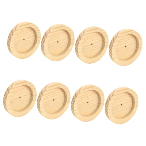 POPETPOP 8 STK Zubringer Platte Zur Aufbewahrung Von Lebensmitteln Futternapf Für Hamster Hamsternapf Haustierfutterhalter Futternapf Für Vögel Igelfutter Teller Eichhörnchen Holz POPETPOP 8 STK Zubringer Platte Zur Aufbewahrung Von Lebensmitteln Futternapf Für Hamster Hamsternapf Haustierfutterhalter Futternapf Für Vögel Igelfutter Teller Eichhörnchen Holz von POPETPOP