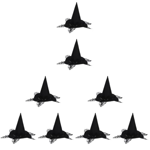 POPETPOP 8 Sets Eleganter Hexenhut Für Haustiere Hunde Und Katzen Foto-Requisiten Kopfbedeckung Zarter Haustierhut Schmuck Schwarz Bequem Für Ihr Haustier POPETPOP 8 Sets Eleganter Hexenhut Für Haustiere Hunde Und Katzen Foto-Requisiten Kopfbedeckung Zarter Haustierhut Schmuck Schwarz Bequem Für Ihr Haustier von POPETPOP