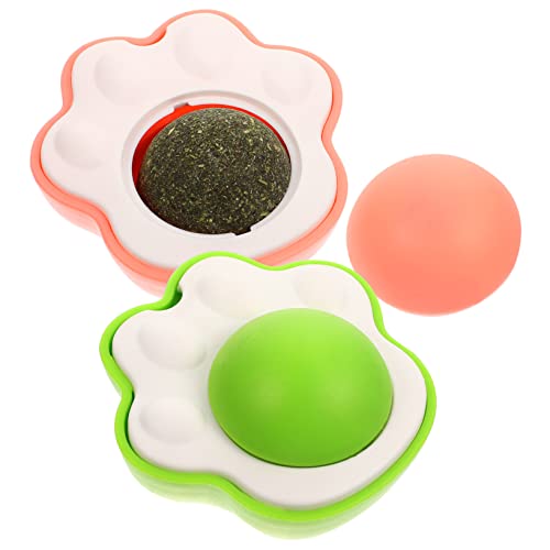 POPETPOP 8 Sätze Pfotenabdruck Katzenminze Katzenzähne Reinigen Spielzeug Für Draußen Katzenminze Zur Wandmontage Katze Zahnpflege Ball Zur Zahnreinigung Rotieren Tragbar Plastik Zahnkugel POPETPOP 8 Sätze Pfotenabdruck Katzenminze Katzenzähne Reinigen Spielzeug Für Draußen Katzenminze Zur Wandmontage Katze Zahnpflege Ball Zur Zahnreinigung Rotieren Tragbar Plastik Zahnkugel von POPETPOP