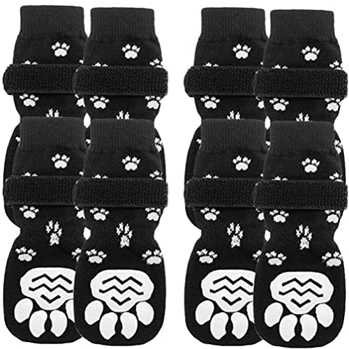 POPETPOP 8st Hundesocken Socken Für Kleine Hunde Wanderschuhe Für Hunde Pfotenschuhe Haustier-welpen-socken Haustiersocken Aus Baumwolle Welpensocken Schuhwerk Reine Baumwolle rutschfest von POPETPOP