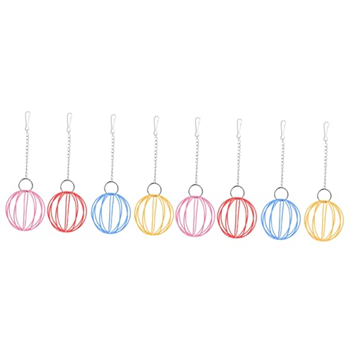 POPETPOP 8 Stück Hamster-Anhänger Kleine Schalen Kaninchen-Futterspender Hängende Bälle Krippe Im Futter Für Spenderrahmen Guinea- Tierball Ratte Kauen Farbe Grasspielzeug POPETPOP 8 Stück Hamster-Anhänger Kleine Schalen Kaninchen-Futterspender Hängende Bälle Krippe Im Futter Für Spenderrahmen Guinea- Tierball Ratte Kauen Farbe Grasspielzeug von POPETPOP