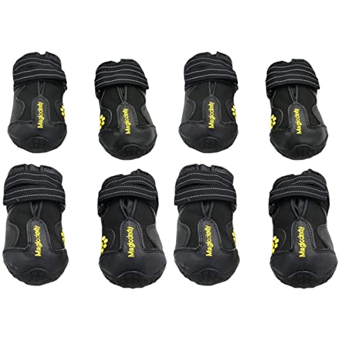 POPETPOP 2 Sets Outdoor-hundeschuhe Haustier-hundestiefel Druckknopfverschluss Größe 5 Warm Leicht Zu Tragen 4 Stück X 2 POPETPOP 2 Sets Outdoor-hundeschuhe Haustier-hundestiefel Druckknopfverschluss Größe 5 Warm Leicht Zu Tragen 4 Stück X 2 von POPETPOP