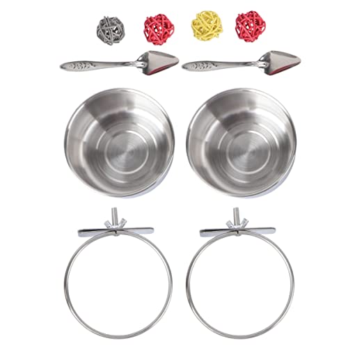 POPETPOP 8stücke Teiliges Set Aus -futterlöffel Und Futterschalen Für Papageien Langlebige Auslaufsichere Futterstation Für Vögel Für Nymphensittiche Und Andere Kleine Vögel POPETPOP 8stücke Teiliges Set Aus -futterlöffel Und Futterschalen Für Papageien Langlebige Auslaufsichere Futterstation Für Vögel Für Nymphensittiche Und Andere Kleine Vögel von POPETPOP