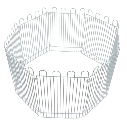 POPETPOP 8St Hamster Gehege Außentor Barriere Zauntorverriegelung Hundehütte Hamsterkäfig arge hamstergehege Hamster käfig Haustierzaun montieren transparenter Haustierkäfig Eisendraht Weiß POPETPOP 8St Hamster Gehege Außentor Barriere Zauntorverriegelung Hundehütte Hamsterkäfig arge hamstergehege Hamster käfig Haustierzaun montieren transparenter Haustierkäfig Eisendraht Weiß von POPETPOP