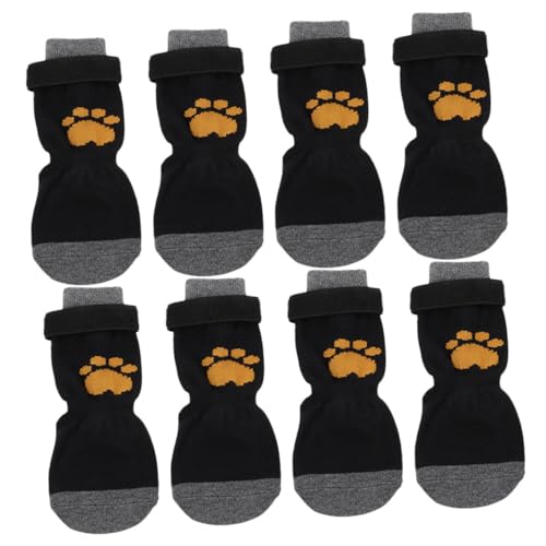 POPETPOP 8St Haustier Hund Socken Pfotenschützer für kleine Hunde Socken für Hund Schuhe für hundepfoten hundesocken auswechselbarer Hundepfotenschutz Atmungsaktive Socken für Haustiere von POPETPOP