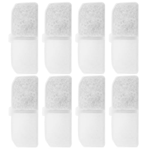 POPETPOP 8St Wasserspender Filterwatte Katzenbrunnen Haustier Hund Tank verschütten cat Fountain Filter trinkbrunnen ersatzfilter Werkzeug Wasserspenderfilter Filtermatte Baumwolle Weiß POPETPOP 8St Wasserspender Filterwatte Katzenbrunnen Haustier Hund Tank verschütten cat Fountain Filter trinkbrunnen ersatzfilter Werkzeug Wasserspenderfilter Filtermatte Baumwolle Weiß von POPETPOP
