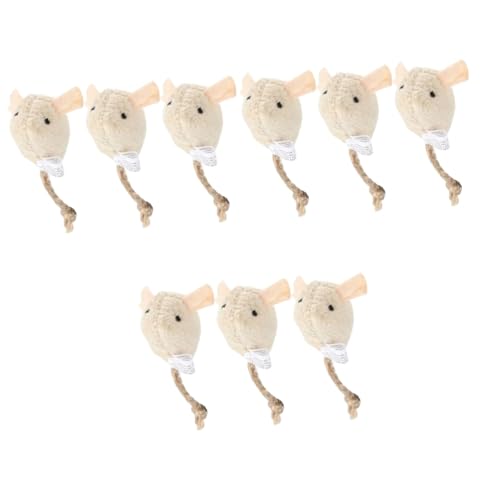POPETPOP 9 STK Katzenminze-Spielzeug Kätzchenspielzeug Plüschratte Ausgestopft Fell Katze-mäuse-Spielzeug Katzenspielzeug Katze Ratte Spielzeug Figurenspielzeug Statuette Kind Haustier POPETPOP 9 STK Katzenminze-Spielzeug Kätzchenspielzeug Plüschratte Ausgestopft Fell Katze-mäuse-Spielzeug Katzenspielzeug Katze Ratte Spielzeug Figurenspielzeug Statuette Kind Haustier von POPETPOP