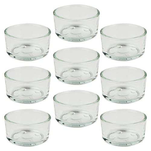 POPETPOP 9 Stücke Reptilien Futternapf Schüssel Glas Gecko Fütterer Terrarium Schüsseln Wurmschale Mini Wassernapf Für Anolen Bärtige Drachen Kleintier von POPETPOP