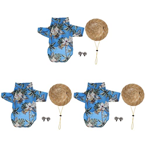 POPETPOP 9-teiliges Schickes Handgefertigtes Hunde-Outfit: Weste Hemd Hut Set Für Den Alltag Von Haustieren Katzen Oder Hunden POPETPOP 9-teiliges Schickes Handgefertigtes Hunde-Outfit: Weste Hemd Hut Set Für Den Alltag Von Haustieren Katzen Oder Hunden von POPETPOP