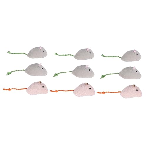 POPETPOP 9 STK Katzenspielzeug Mäuse Interaktives Katzenspielzeug Katzenspielzeug Haustierspielzeug Für Katzen Haustiermäuse Spielzeug Pompones De Porristas Beissen Katze POPETPOP 9 STK Katzenspielzeug Mäuse Interaktives Katzenspielzeug Katzenspielzeug Haustierspielzeug Für Katzen Haustiermäuse Spielzeug Pompones De Porristas Beissen Katze von POPETPOP