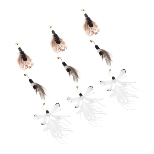 POPETPOP 9st Ersatzkopf Für Katzenangel Für Katzen Katzensachen Katzenkratzer Katzen-Puzzle-Feeder Katzen-Teaser-Wagen Plüschkatzenspielzeug Zauberstab Kräuseln Plastik POPETPOP 9st Ersatzkopf Für Katzenangel Für Katzen Katzensachen Katzenkratzer Katzen-Puzzle-Feeder Katzen-Teaser-Wagen Plüschkatzenspielzeug Zauberstab Kräuseln Plastik von POPETPOP