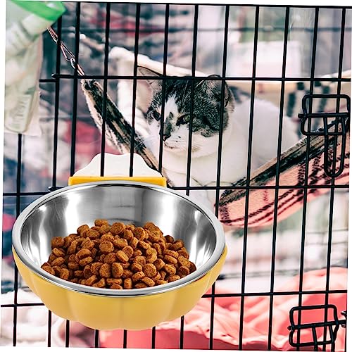 POPETPOP Abnehmbarer Hundenapf mit Kürbisform Befestigung für Hundekäfige Robuster Futternapf und Wassernapf für Katzen und Kleine Haustiere Gelb Großes Modell POPETPOP Abnehmbarer Hundenapf mit Kürbisform Befestigung für Hundekäfige Robuster Futternapf und Wassernapf für Katzen und Kleine Haustiere Gelb Großes Modell von POPETPOP