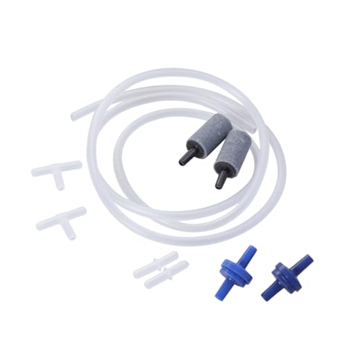 POPETPOP Aquarium Airline Schläuche Set 1m Standard Rohr T Gerade Anschlüsse Luft Ventile Air Steine sicher für Frische/ POPETPOP Aquarium Airline Schläuche Set 1m Standard Rohr T Gerade Anschlüsse Luft Ventile Air Steine sicher für Frische/ von POPETPOP