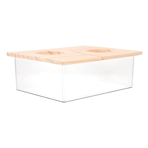 POPETPOP Hamster Sandbad Andere Haustiere Tierzubehör Versteck Behälter Rennmaus Badezimmer Dusche Lemming Toilette Schlafen Oder Bett Durchsichtig POPETPOP Hamster Sandbad Andere Haustiere Tierzubehör Versteck Behälter Rennmaus Badezimmer Dusche Lemming Toilette Schlafen Oder Bett Durchsichtig von POPETPOP