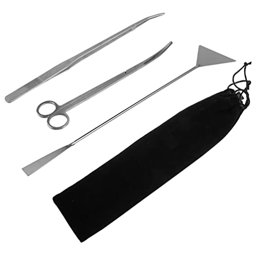 POPETPOP Aquarien-Werkzeug-Kit Wasserpflanzen-Aquascaping-Werkzeug Edelstahl-Pinzette Scherenspatel Für Aquarienbecken Reinigen Aquarium-Werkzeug-Set POPETPOP Aquarien-Werkzeug-Kit Wasserpflanzen-Aquascaping-Werkzeug Edelstahl-Pinzette Scherenspatel Für Aquarienbecken Reinigen Aquarium-Werkzeug-Set von POPETPOP