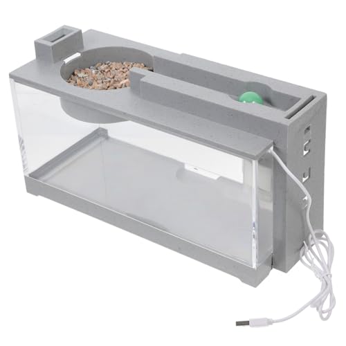 POPETPOP Aquarium Kompaktes Desktop-Aquarium Betta-Terrarium Aquarium für Den Schreibtisch Im Büro Modernes Aquarium-zubehör von POPETPOP