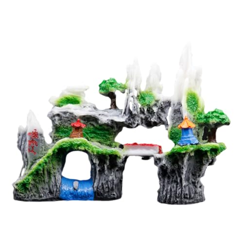POPETPOP Aquarium Felsen Schnee Berg Modell Hügel Geformt Aquarium Ornament Harz Schmuck POPETPOP Aquarium Felsen Schnee Berg Modell Hügel Geformt Aquarium Ornament Harz Schmuck von POPETPOP