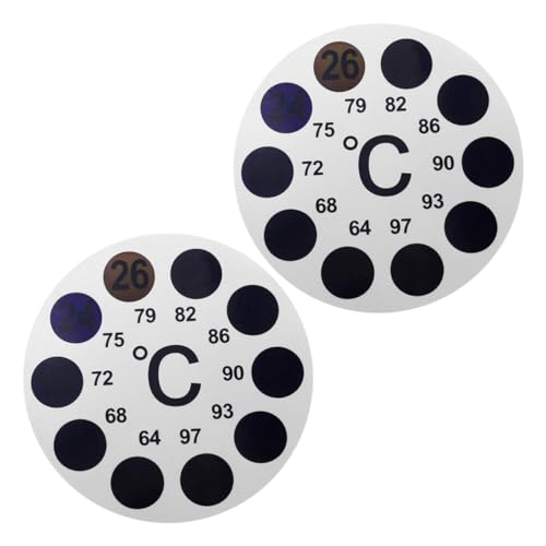 POPETPOP Aquarium Thermometer Aufkleber 2 Stück Selbstklebende Temperaturstreifen Sofort Ablesbar Geeignet für Terrarium Fischbecken Babyflaschen Weinflaschen Temperaturüberwachung Weiß POPETPOP Aquarium Thermometer Aufkleber 2 Stück Selbstklebende Temperaturstreifen Sofort Ablesbar Geeignet für Terrarium Fischbecken Babyflaschen Weinflaschen Temperaturüberwachung Weiß von POPETPOP