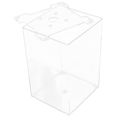 POPETPOP Aquariumbecken Aus Kunststoff Für Schreibtisch Transparentes Tischaquarium Für Goldfisch Filigranes Dekoratives Fischbecken von POPETPOP