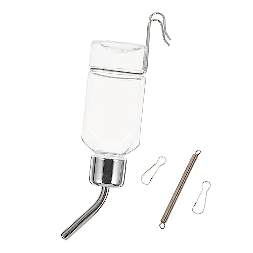 POPETPOP Pet Wassertränke Für Hunde Und Katzen Automatischer Wasserspender Mit Hängendem Design Auslaufsicher Und Einfach Zu Bedienen Für Kleine Haustiere Transparente von POPETPOP