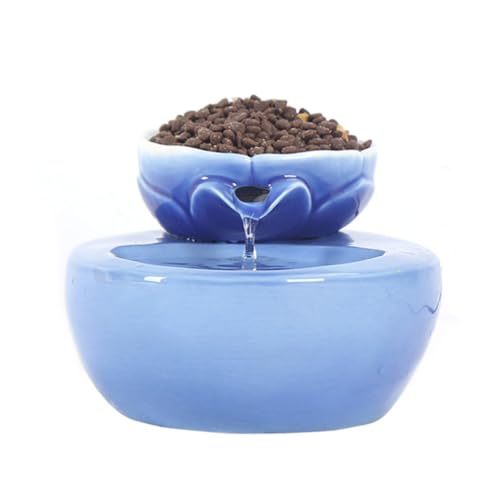 POPETPOP Automatischer Keramik Umwälzfilter Wasserspender Automatischer Haustier Trinkbehälter Keramik Haustier Futterspender Haustier Trinkspender Katzen Futternapf Filter Haustier POPETPOP Automatischer Keramik Umwälzfilter Wasserspender Automatischer Haustier Trinkbehälter Keramik Haustier Futterspender Haustier Trinkspender Katzen Futternapf Filter Haustier von POPETPOP