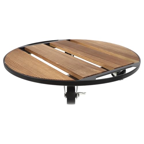 POPETPOP Holz Pflanzenroller Mit Rädern Rundes Blumenuntersetzer Für Innen Außenbereich Beweglicher Pflanzständer Mit Stabiler Basis Und Drehbaren Für Schwere Blumentöpfe POPETPOP Holz Pflanzenroller Mit Rädern Rundes Blumenuntersetzer Für Innen Außenbereich Beweglicher Pflanzständer Mit Stabiler Basis Und Drehbaren Für Schwere Blumentöpfe von POPETPOP
