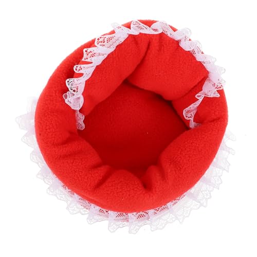 POPETPOP Baumwollnest Animal Polster haustierbett Chinchillanest Chinchillakissen petbett Jumbo Käfig Heu schlafsofa entzückendes Hamsternest Chinchilla-Versorgung Baumwolle rot POPETPOP Baumwollnest Animal Polster haustierbett Chinchillanest Chinchillakissen petbett Jumbo Käfig Heu schlafsofa entzückendes Hamsternest Chinchilla-Versorgung Baumwolle rot von POPETPOP