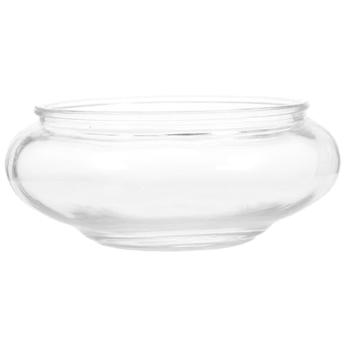POPETPOP Glasfischschüssel Runde Klare Vase Aus Glas Für Aquarien Wasserpflanzen Und Sukkulenten Miniatur Wasser-Garten Für Zuhause Büro Hochzeit Und Dekoration POPETPOP Glasfischschüssel Runde Klare Vase Aus Glas Für Aquarien Wasserpflanzen Und Sukkulenten Miniatur Wasser-Garten Für Zuhause Büro Hochzeit Und Dekoration von POPETPOP