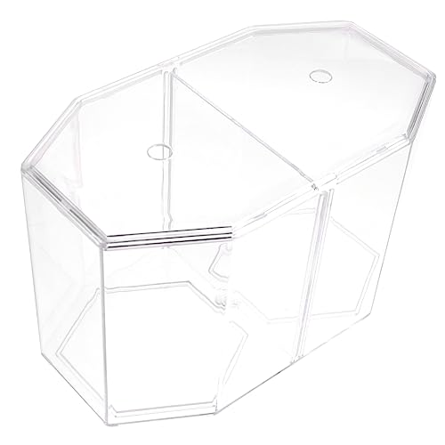 POPETPOP Kasten Aquarium Goldfischglas Aus Glas Runde Fischschale Aus Glas Aquarienschale Für Haustiere Runde Schale Aus Glas Fischglas Für Terrarium Gebraten Plastik Runde Schüssel Baby von POPETPOP