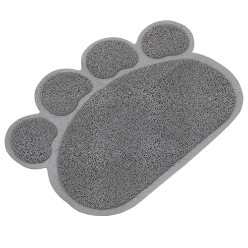 POPETPOP Cat Litter Mat wasserdichte Katzenstreu Matte Für Große Katzentoiletten rutschfeste Pfotenmatte Multifunktionale Futter Und Streuunterlage Für Katzen von POPETPOP