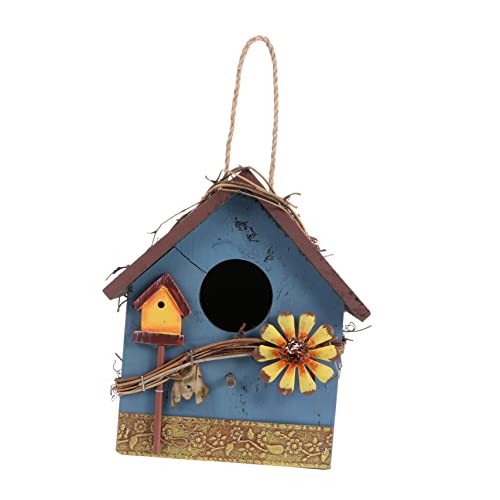 POPETPOP Das Vogelnest Papageien Hängen Holzhaus Vogelhäuser Aus Holz Ostern Vogelhäuschen Verzierung Draußen Hängendes Vogelhaus Mini Kleines Vogelhaus Aus Holz Haustier Hölzern Zuchtbox POPETPOP Das Vogelnest Papageien Hängen Holzhaus Vogelhäuser Aus Holz Ostern Vogelhäuschen Verzierung Draußen Hängendes Vogelhaus Mini Kleines Vogelhaus Aus Holz Haustier Hölzern Zuchtbox von POPETPOP