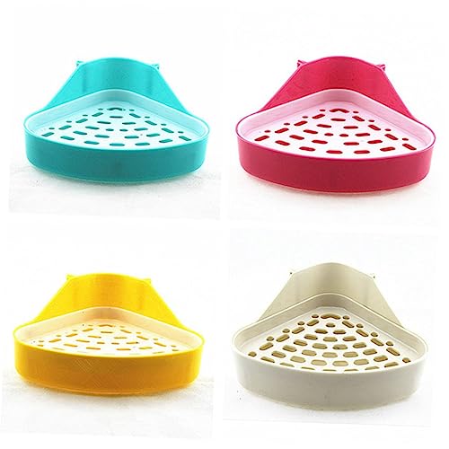 POPETPOP Dreieckiges Töpfchen-Trainer-Kleintier-Toilette Ecktoilette für Hamster Rennmäuse Hasen Chinchillas Meerschweinchen Frettchen POPETPOP Dreieckiges Töpfchen-Trainer-Kleintier-Toilette Ecktoilette für Hamster Rennmäuse Hasen Chinchillas Meerschweinchen Frettchen von POPETPOP