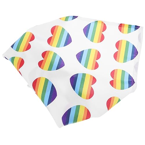 POPETPOP Dreieckstuch für Haustiere Welpe Coole Hundekleidung Hund Geburtstag Bandana Schal Kühlmatte für Hunde pet Supplies haustierbedarf Katzen-Party-Bandana Katzen-Bandanas Polyester von POPETPOP