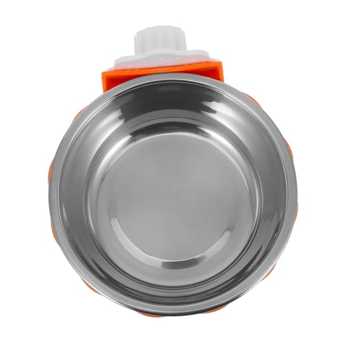 POPETPOP Edelstahl-vogelfutternapf Mit Klemmhalter, Vogelkäfig-zubehör Für Papageien Und Kleine Vögel, Futter Und Wasser von POPETPOP