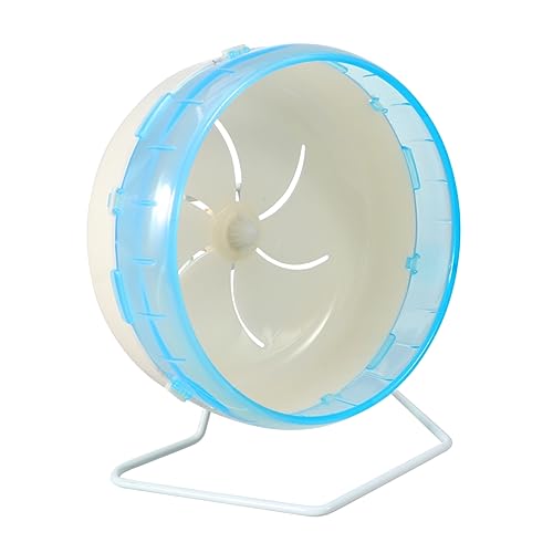 POPETPOP Eichhörnchen Spielrad Haustier Leise Zubehör Igelrad Blue POPETPOP Eichhörnchen Spielrad Haustier Leise Zubehör Igelrad Blue von POPETPOP