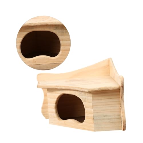 POPETPOP Eichhörnchenhaus Chinchilla - Nagetier-hängematte Das Eichhörnchen Nest Ratte Hamsterkäfig Drinnen Häuser Hamsterhütte Aus Holz Hamsterhaus Protokoll von POPETPOP