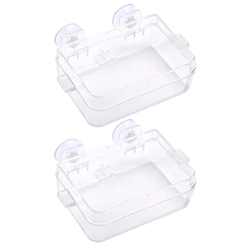 POPETPOP 2st Futterstelle Für Reptilien Schildkr?te Wasser Gericht Schildkröten Füttern Futterbehälter Für Schlangen Reptilien-futterspender Aus Acryl Plastik Schüssel Essen Mehlwürmer POPETPOP 2st Futterstelle Für Reptilien Schildkr?te Wasser Gericht Schildkröten Füttern Futterbehälter Für Schlangen Reptilien-futterspender Aus Acryl Plastik Schüssel Essen Mehlwürmer von POPETPOP