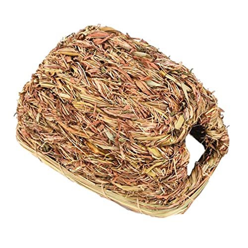 POPETPOP Einstreu Für Meerschweinchen 1Pc Hamsterhausgras Gewebtes Haustiernest Kaninchengrasbett Für Häschen Entzückende Warme Hütte Kleines Haustiernest Chinchilla-Bettwäsche POPETPOP Einstreu Für Meerschweinchen 1Pc Hamsterhausgras Gewebtes Haustiernest Kaninchengrasbett Für Häschen Entzückende Warme Hütte Kleines Haustiernest Chinchilla-Bettwäsche von POPETPOP
