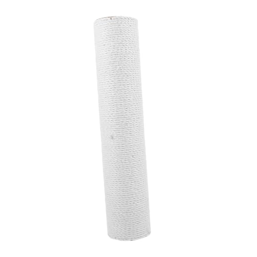 POPETPOP Ersatzstange für Katzenkratzbaum aus Sisal Hoch Langlebig Austauschbar Robust Schützt Möbel DIY Zubehör für Kratzmöbel Weißes Design von POPETPOP