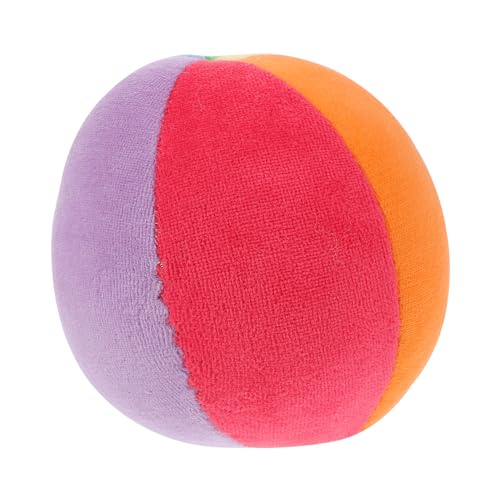 POPETPOP Flauschiges Interaktives Kleiner Kauspielzeugball aus Plüsch für Welpen Quietschendes für Kleine und Mittelgroße zur Verhaltensänderung von POPETPOP