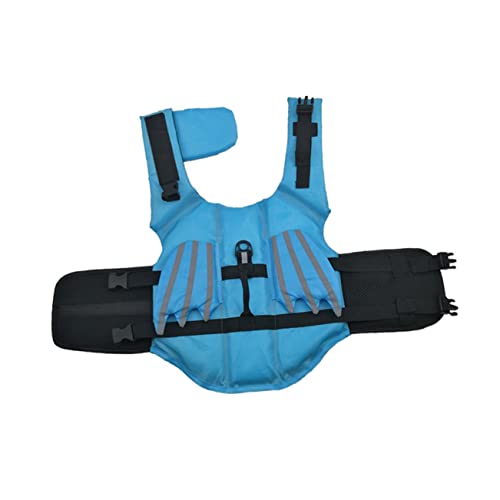 POPETPOP Für Haustiere Schwimmanzug Für Hunde Welpen-schwimmwesten Hunde-Badeanzug-Jacke Welpenversorgung Regenmantel Reflektorweste Schwimmbad Dackel Sky-Blue Polyester POPETPOP Für Haustiere Schwimmanzug Für Hunde Welpen-schwimmwesten Hunde-Badeanzug-Jacke Welpenversorgung Regenmantel Reflektorweste Schwimmbad Dackel Sky-Blue Polyester von POPETPOP