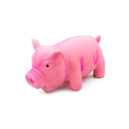 POPETPOP Adorable Pig Spielzeug Kaumaterial Für Hunde Lustiges Geräuschspielzeug Zahnpflege Buntes Design Für Stundenlangen Spielspaß -Material von POPETPOP