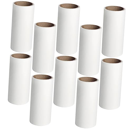 POPETPOP Fusselrolle für Tierhaare 10 Stück Tragbarer Fusselroller Nachfüllpackungen Haarentfernerrolle für Den Haushalt POPETPOP Fusselrolle für Tierhaare 10 Stück Tragbarer Fusselroller Nachfüllpackungen Haarentfernerrolle für Den Haushalt von POPETPOP