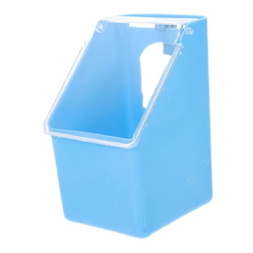 POPETPOP Futterbox Für Tauben Taubenversorgung Wachtel-Feeder Wasserfütterungsbecher Vogelhäuschen Futterstelle Für Kaninchen Hühnerfutter Taubenfutterautomat Finkenfutter Sky-Blue Plastik von POPETPOP