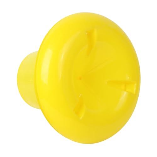 POPETPOP Futtereimer Hühnerzubehör Futterautomat Für Geflügel Futternapf Geflügel Hühnerfutter Glas Geflügel Hühnerfutterautomat Behälter Für Geflügelfutter Küken Füttern Yellow Plastik von POPETPOP